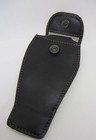 Reunion Blues  Premium Leather Saxophone Mouthpiece Pouch In Black