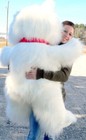 Giant Teddy Bear 4 Foot White 48 Inches Soft Big Plush Animal Made In Usa