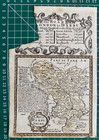 1720 Antique Map  Derbyshire  Owen   Bowen