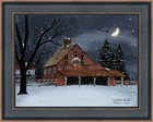 Wall Art Print Framed By Billy   Sarah Jacobs Night Before Christmas Bj1377