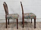 Vintage Duncan Phyfe Hepplewhite Style Shield Back Dining Side Chairs - Pair
