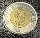 2  Canada Rare Error Snow On Trees Canada 2017 Glow In The Dark Toonie