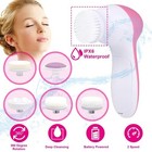Waterproof Electric Facial Brush Deep Cleansing Exfoliator Skin Care Device