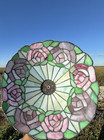 Tiffany Style Rose Stained Glass 15  Lamp Shade