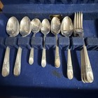 Vintage Wm Rogers Is Reflection Silverplate Flatware Set 1939 33 Piece With Box