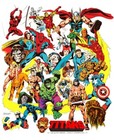 Marvel Comics  titans  18 X 22 Inch Reproduction Poster - Stan Lee Superhero