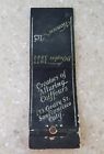 Hanson And Zec Coiffeurs San Francisco Ca Vintage Matchbook Cover 1930 s G59