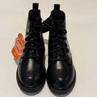 Wonder Nation Black Combat Boots Shoes Zip lace Up Toddler Girl 11 Nwt New