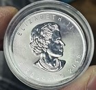 2018 Canada Maple Leaf 1oz  9999 Fine Silver In Capsule 30th Anniversary 