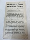 Genito-urinary Diseases And Syphilis Antique Illustrated Medical Text 1912  card