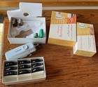 Vintage Singer Touch   Sew Accessories Lot Of 2 Buttonholer   Fashion Discs Box