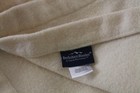 100  Wool Blanket Full Double Ivory Ecu