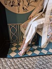 Uneeda 2s Blonde Dollikin Jointed Doll W orig Box   Lotus Blossom Outfit   Shoes
