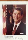 Ronald Reagan President Photograph Signature Autograph  please Read Description 