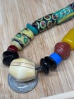 African Trade Beads Antique Venetian Tabular Eye Mix