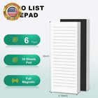 Magnetic Notepads Note Pads For Fridge With Full Magnet Back  180 Sheets White L