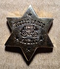 Wells Fargo Agent Star Lapel Pin Back Gold Tone Western Badge Bank
