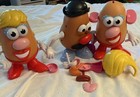 Vintage 1985 Playskool Mr   Mrs Potato Head Lot Figures Extra Accessories Parts