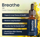     Breathe 8in1 Mullein Drops 1oz Lung Cleanse Peppermint Thyme Respiratory Suppo