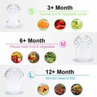 Tetera De Malla Para Frutas Verduras Comida Chupon De Bebe Frutilla Bebes Regalo