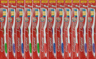 Toothbrushes Premier Extra Clean pack Of 12   multicolor corded Electric
