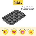 Wilton Gold Nonstick 24-cup Muffin Pan Stainless Steel Bakeware Pfas-free