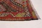 Vintage Hand Woven Carpet 6 2  X 9 9  Traditional Wool Kilim Rug