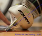 Bauer   1 Pair  4 Pieces   Vertexx Goal Ice Hockey 1-bolt Cowling Hardware