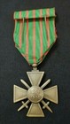 Ww1 Original French War Cross 1914-1918 Citations Bronze And Silver Stars