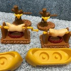 Vintage Playskool Lil  Playmates Figures Horses Natives Boats Grills Huge Lot