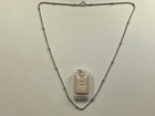Vintage Thai Buddha Amulet In Sealed Acrylic Case And 24  Non-tarnish Necklace