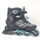 New Rollerblade Womens Sz 10 Zetrablade Fitness Inline Skate Black Light Blue