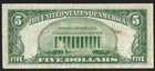 1953a  5 Five Dollar Silver Certificate Note   Blue Seal  Circulated