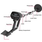 Lcd Metal Detectors Waterproof Gold Digger Deep Sensitive Hunter Coil Searcher