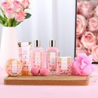 Gift Set For Women Spa Luxetique Bath Sets For Women Gift 8 Pcs Rose Spa Basket