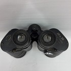 Vintage Scope Binoculars Model  3807 10x50 Amber Coated Optics With Leather Case