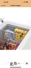 2 Pack 17 5  Freezer Organizer Bins  Metal Wire Storage Baskets For Chest Freeze
