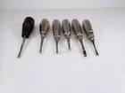 Lot Of 6 Vintage Veterinary Dental Elevators Gouge 34s 302 46 Stainless Steel