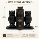 Comfy Hour 9 65 Inch Owl Bookends  Vintage Animal Decor  Set Of 2