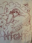 Antique Victorian Redwork Embroidered    good Morning good Night    Pillowcases