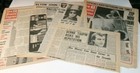 Elton John Vintage Original 15pc Uk Newspaper Clippings 1971  Very Rare Pop Rock