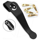 Black Stone Wash Deep Carry Pocket Clip Titanium For Spyderco Para 3 Or Smock 