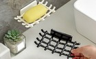Soap Holder Soap Dish With Hooks  Holder Adhesive Bar Soap Holder No