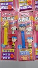 Vintage Peanuts Pez Dispensers - Snoopy Charlie Brown Lucy In Original Cards -b