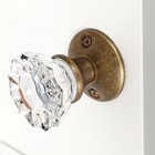 2 Pack Round Vintage Antique Brass Door Knob Rosettes For Interior Doors  Old   