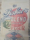 Vintage Fisher s Blend Flour Sack Seattle Smiling Baker Blend