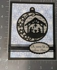 Nativity Ornament Jesus Christ Mary And Joseph Religious Christmas Card Kit 