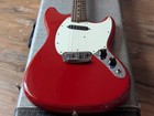 Fender Musicmaster Electric Guitar 6 String Vintage 1975 Dakota Red All Original