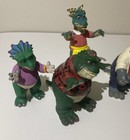 Vintage 90   s Disney The Dinosaurs Tv Show Figure Toy Lot Plus Bonus Puppets Vtg