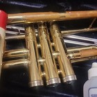 Vintage Conn Director Trumpet Straight Mute 2 Mouthpiece Case Cleaner Star Brass